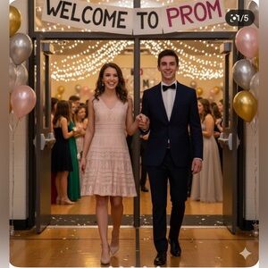 Rebecca Taylor Pink Lace Dress V-Neck Full Skirt Fit & Flare Women’s 4 EUC